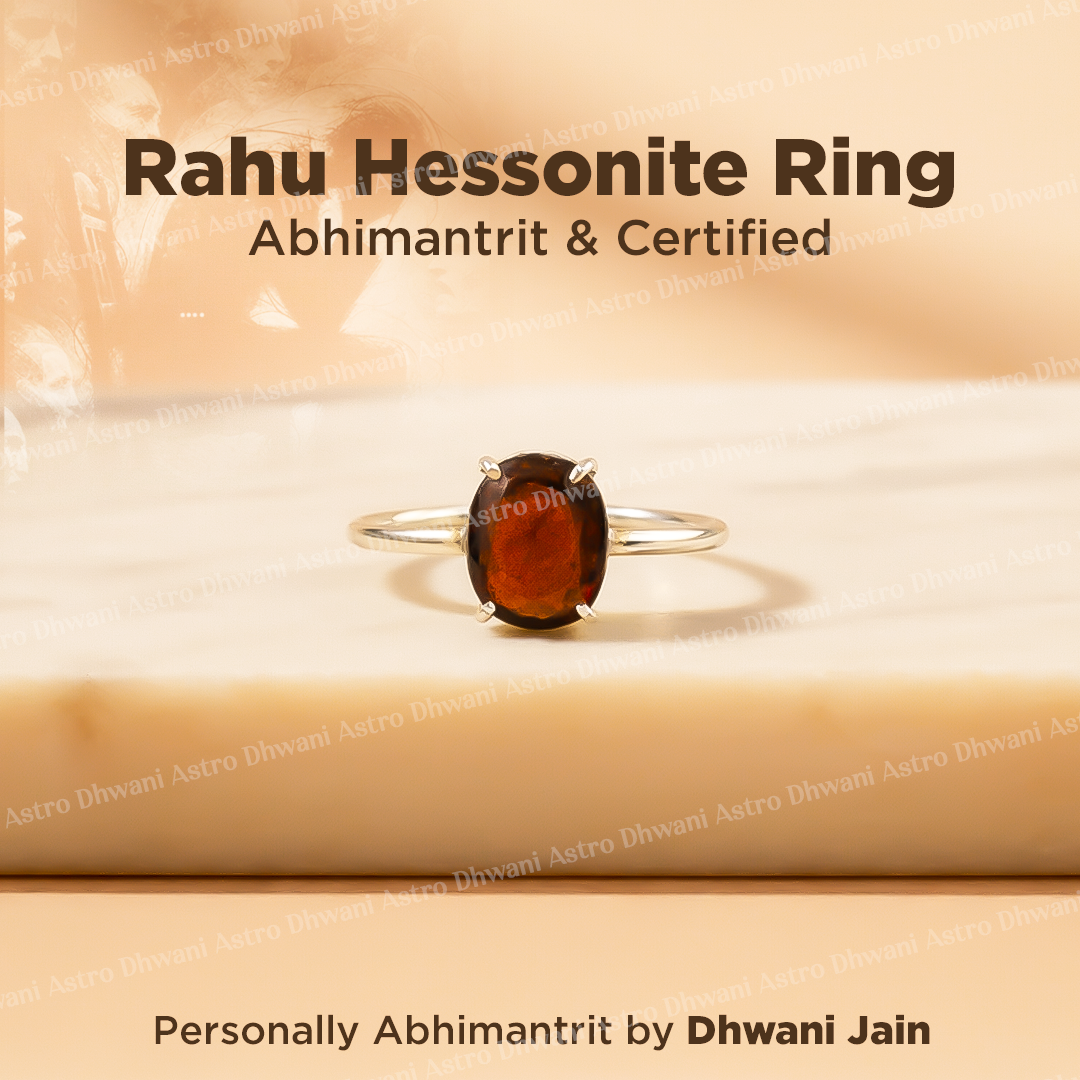 Rahu Hessonite Ring: Protection from Hidden Enemies