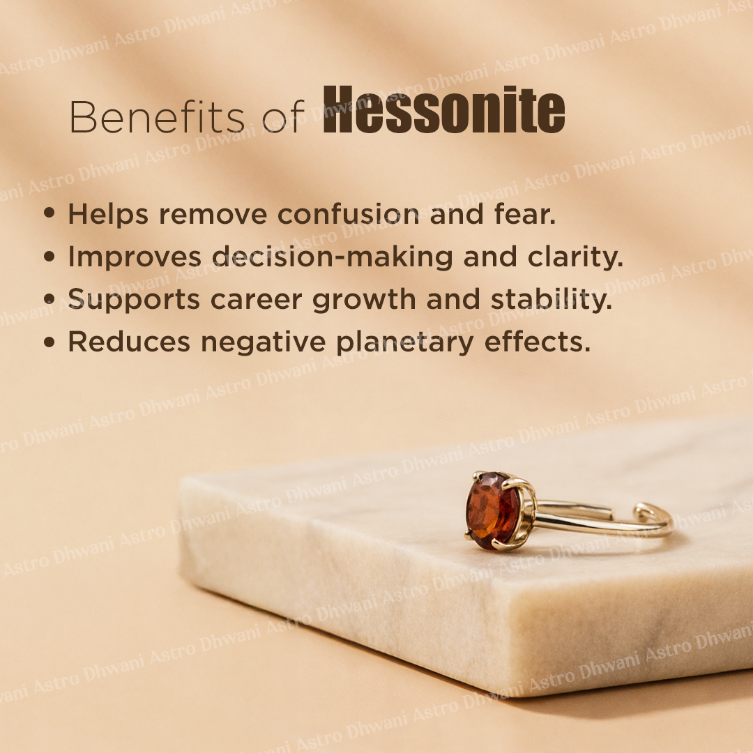 Rahu Hessonite Ring: Protection from Hidden Enemies