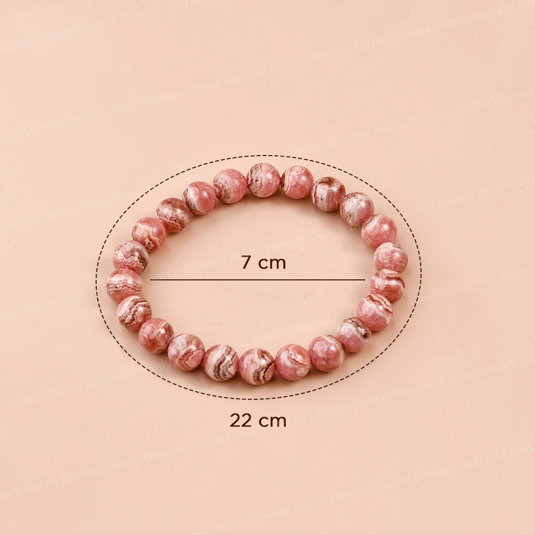 Rhodochrosite  Star Quality Bracelet ( Premium )