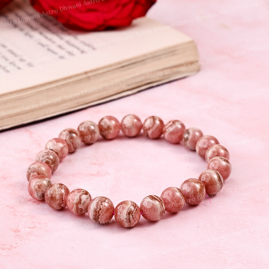 Rhodochrosite  Star Quality Bracelet ( Premium )