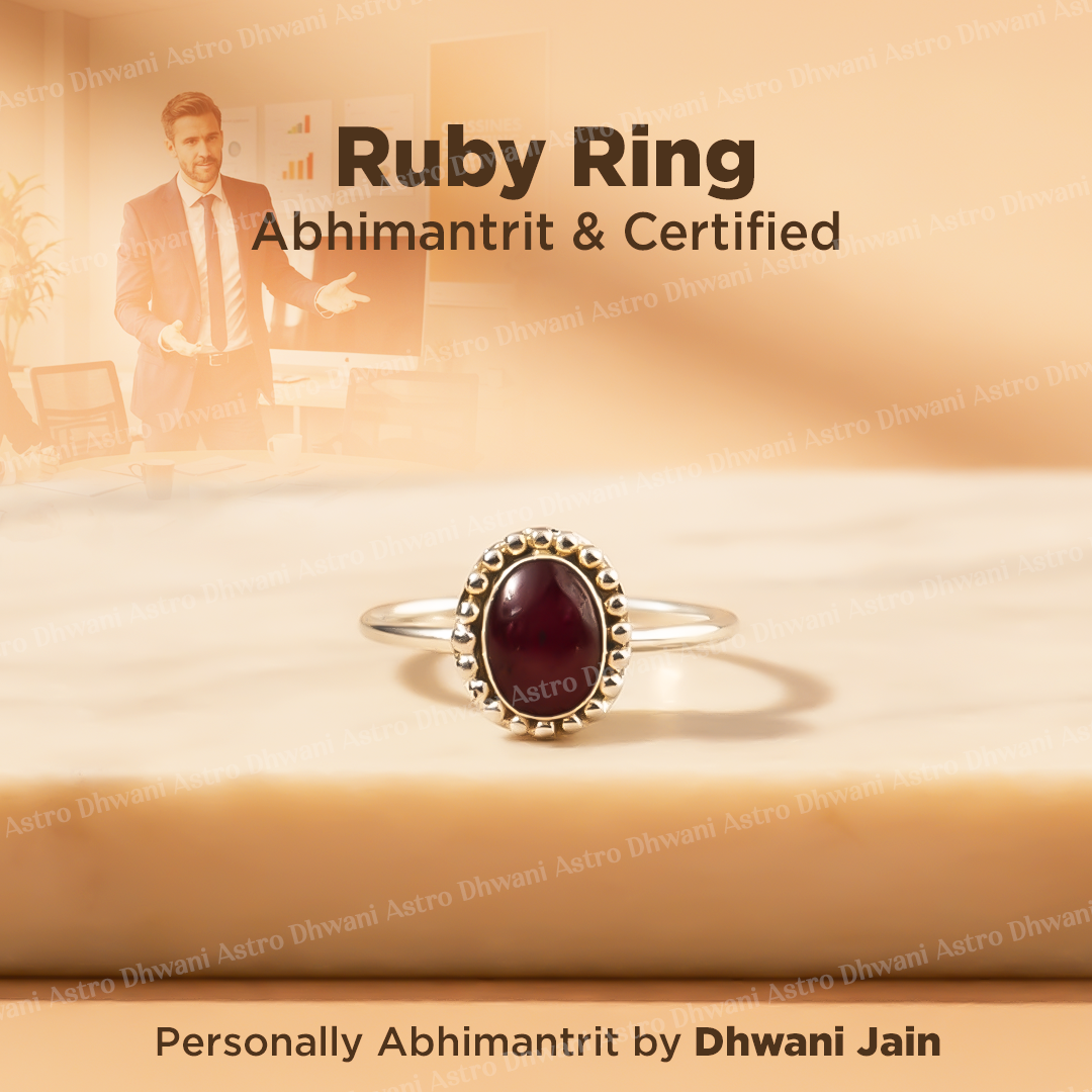 Ruby Ring: Boosts Confidence and Leadership