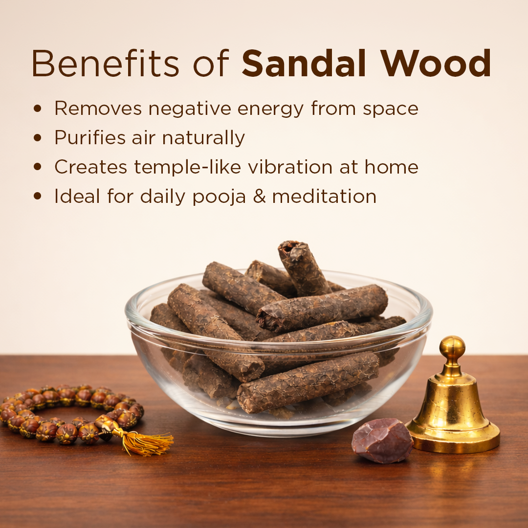 Real Gir Cow Dung Dhoop Sticks (Combo Pack of 3 Boxes) - 100% Natural & Chemical Free