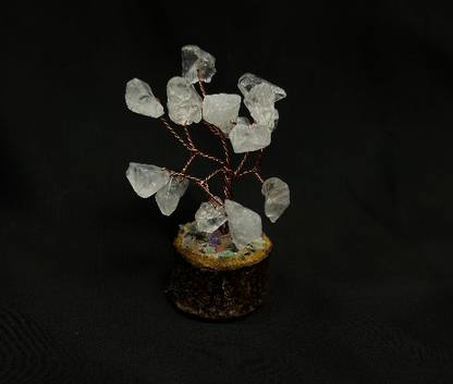 White Agate Mini Tree (5cm) - Abhimantrit