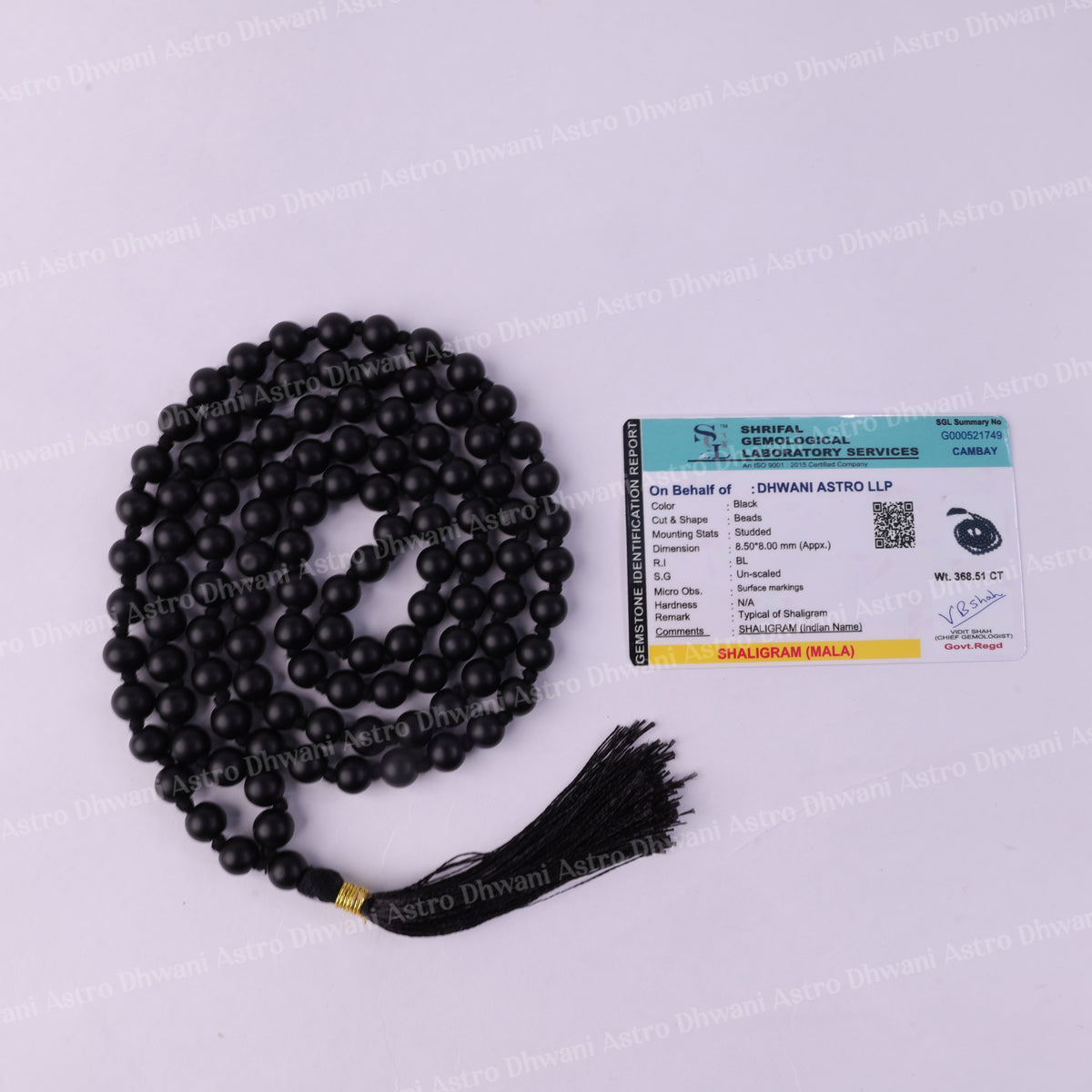 Shaligram Mala - Abhimantrit & Certified