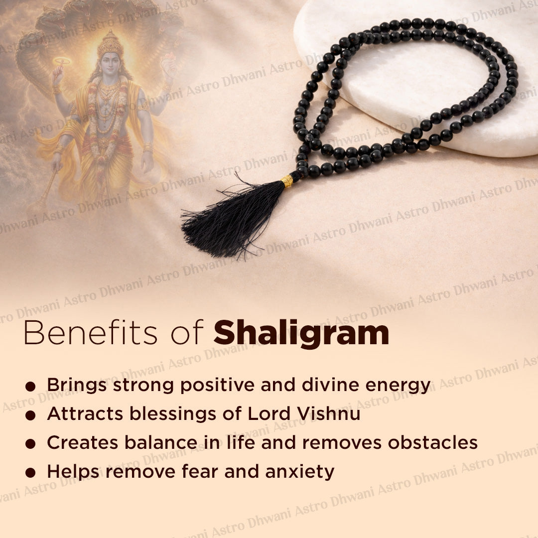 Shaligram Mala - Abhimantrit & Certified