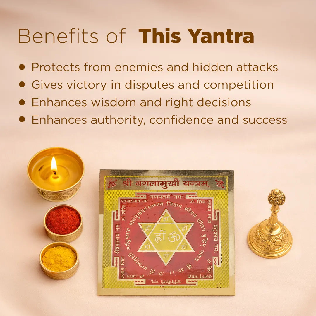 benefits of Shree Baglamukhi Yantra