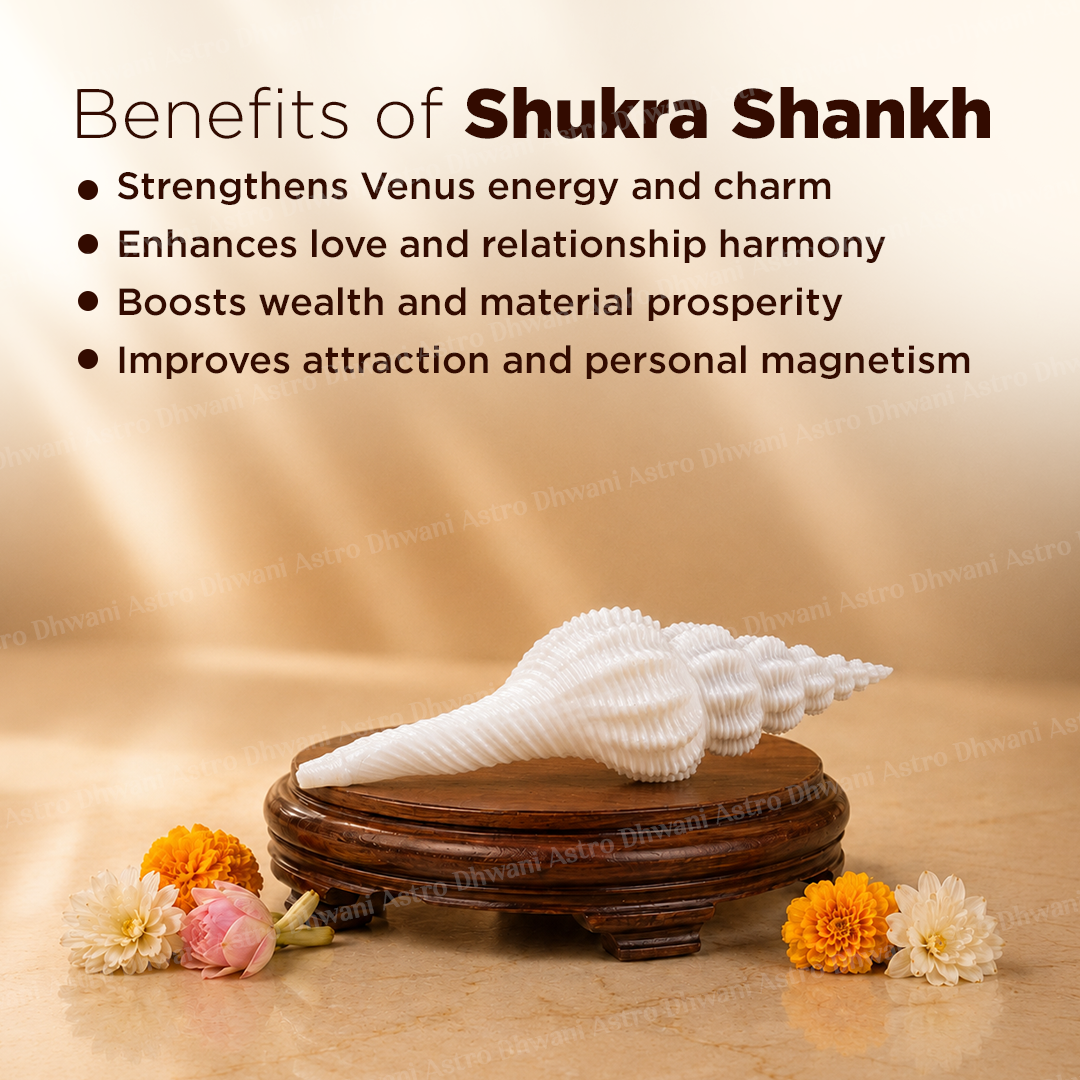 Shukra Shankh For Venus Energy Love Prosperity