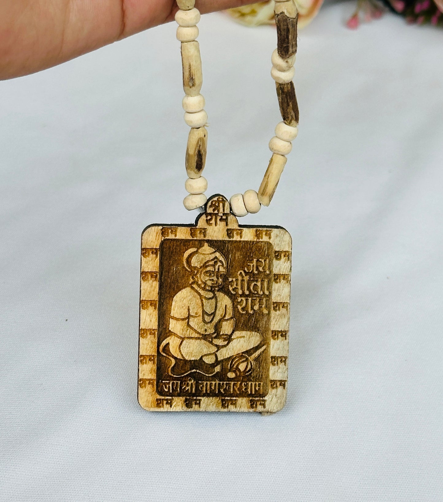 Hanuman Ji Tulsi Kanthi Mala - Abhimantrit & Certified