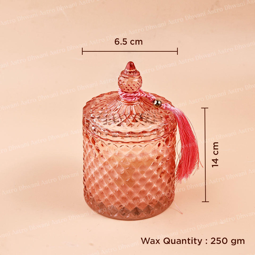 Still Point Intention Crystal Candle – Mahogany Teakwood Fragrance