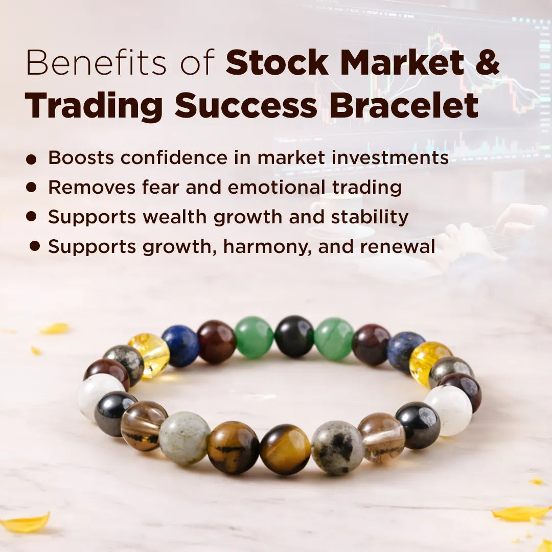 Stock Market Trading Success Bracelet For Profit Focus Confidence