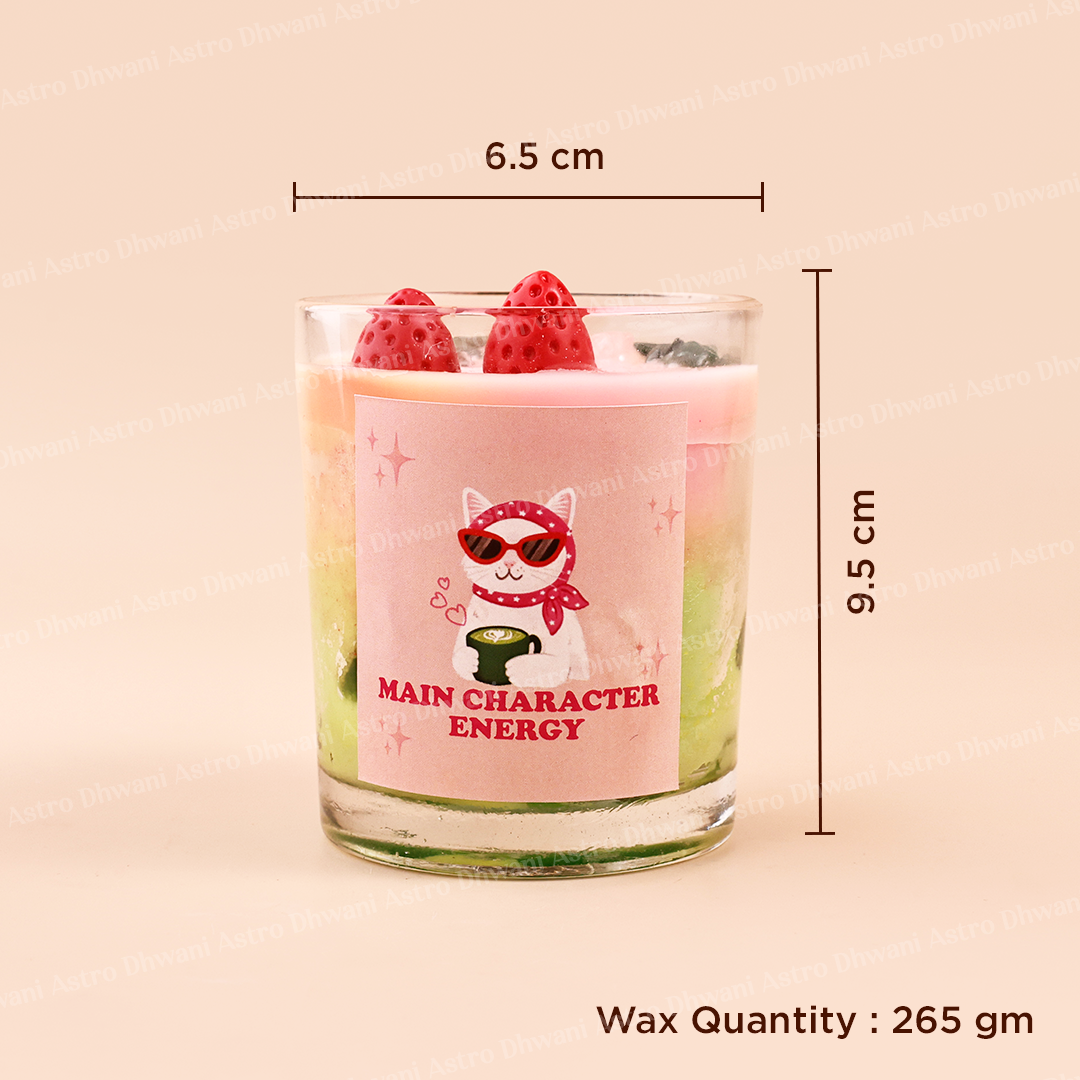 Sweet Solitude Intention Crystal Candle – Candied Berries Scent