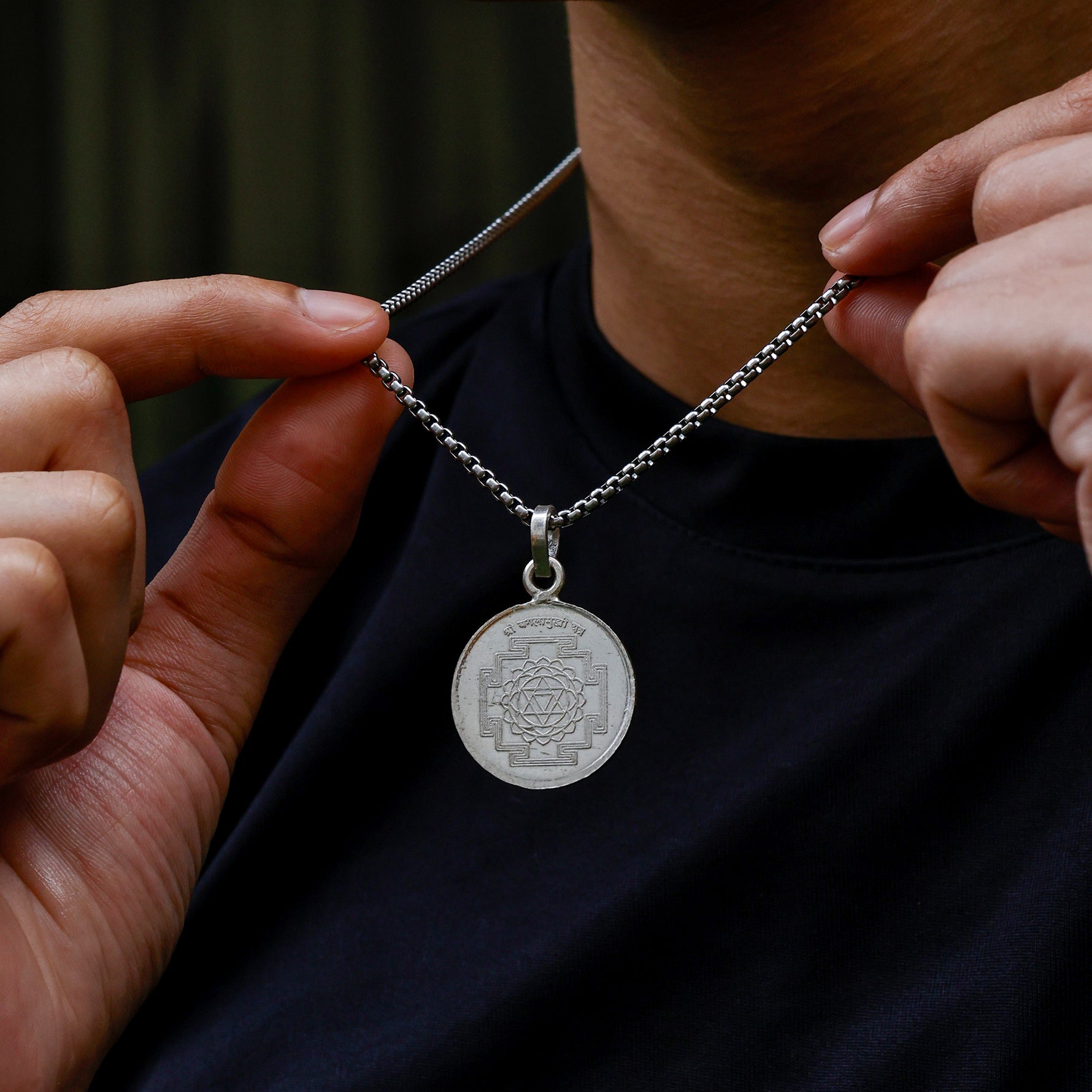 Baglamukhi Yantra Pure Silver - Abhimantrit