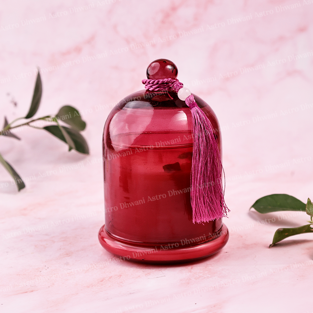 The Original Intention Crystal Candle – Bergamot Peony Fragrance