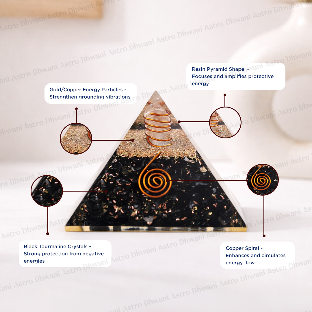 Tourmaline Pyramid - Abhimantrit