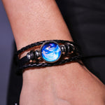 Pisces Leather Bracelet