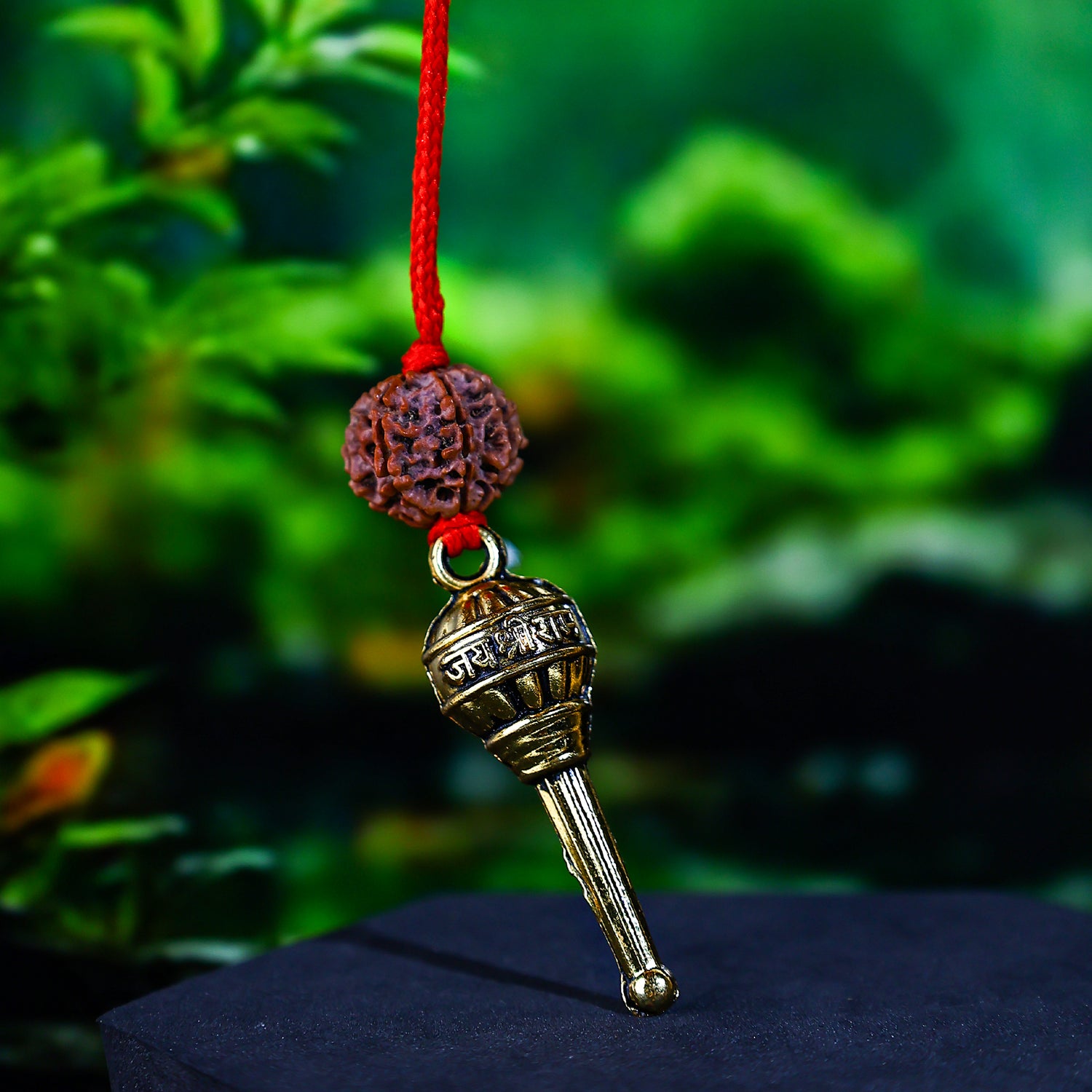 Hanuman Ji Gada with 7 mukhi Rudraksha Pendant