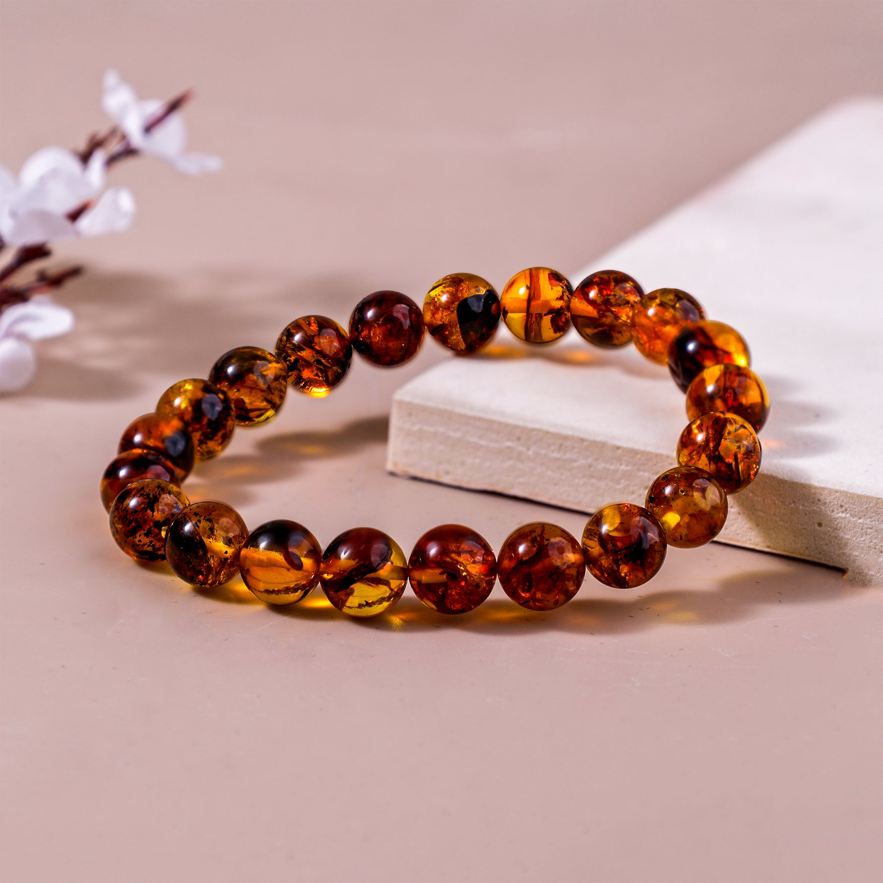 Amber BraceletAmber Bracelet - Abhimantrit & Certified