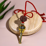 Hanuman Ji Gada with 7 mukhi Rudraksha Pendant