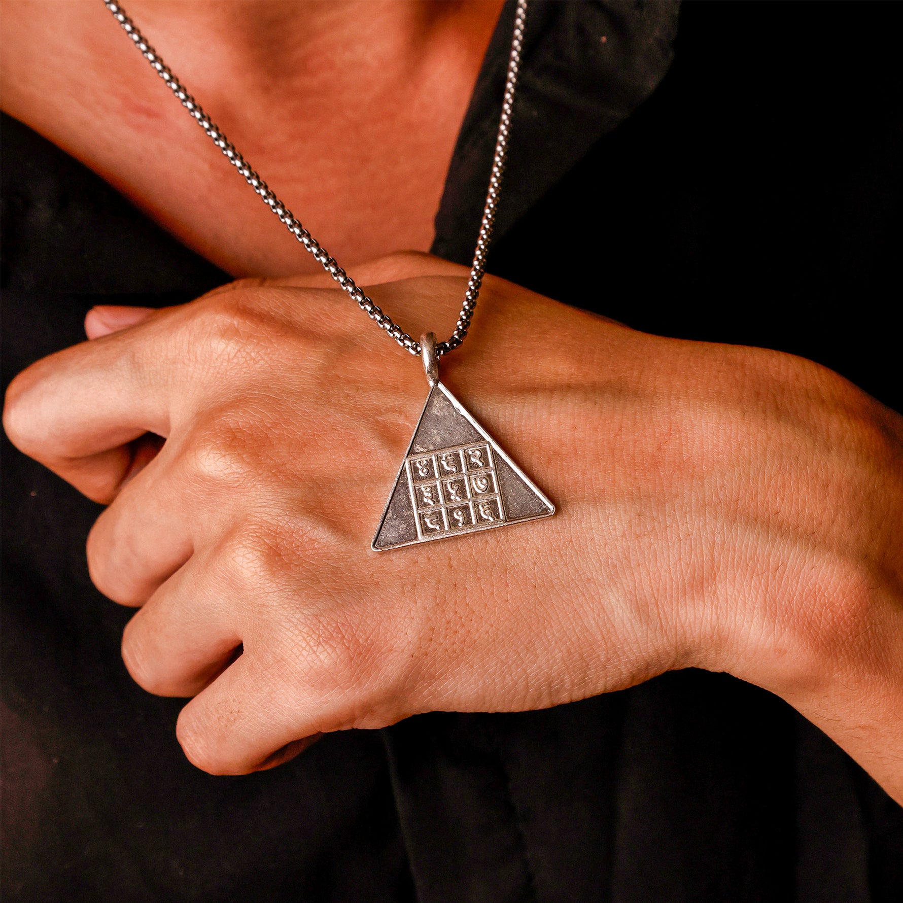 Pyra Trishakti Yantra Pure Silver - Abhimantrit