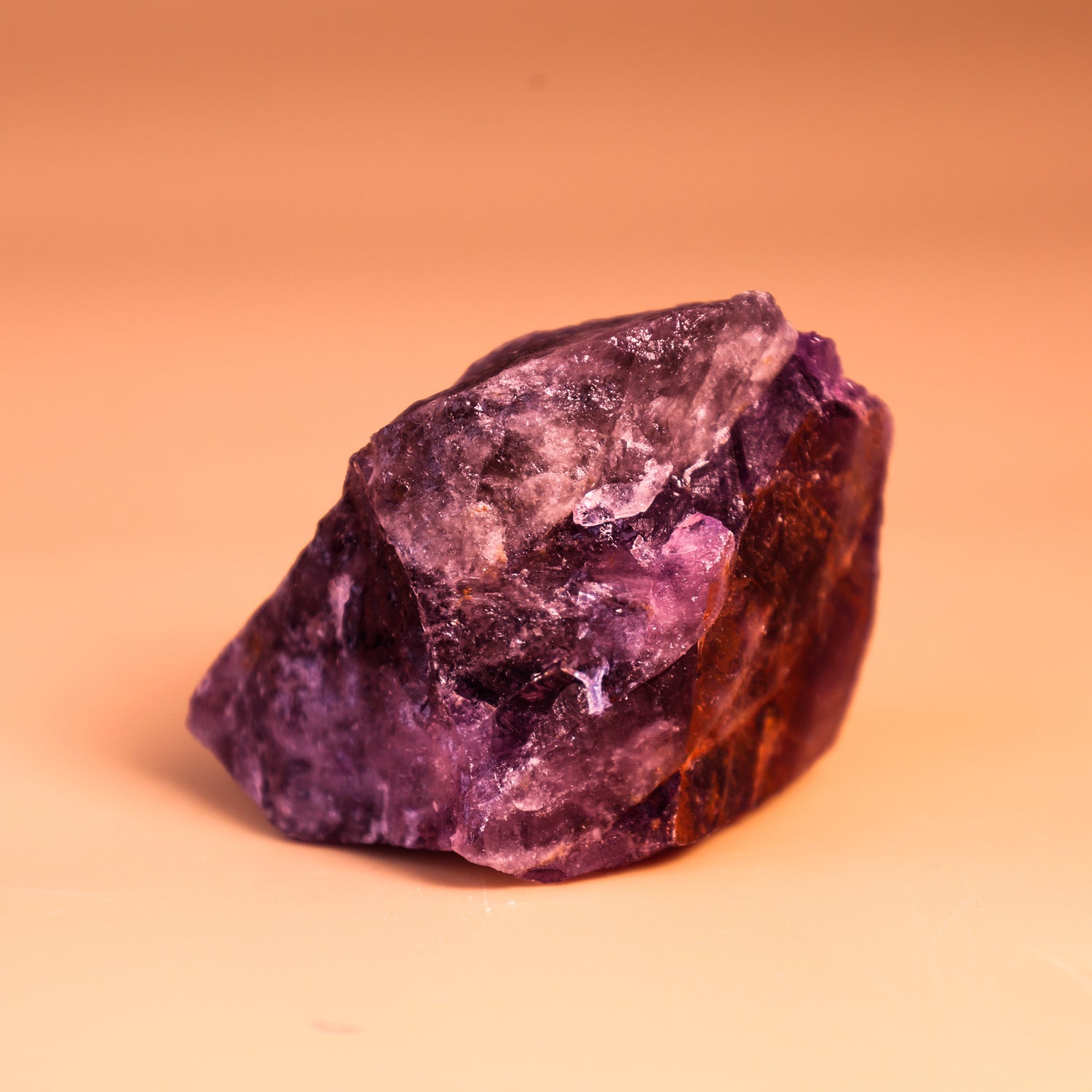 Amethyst Rough Stone - Abhimantrit & Certified