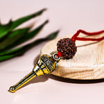 Hanuman Ji Gada with 7 mukhi Rudraksha Pendant
