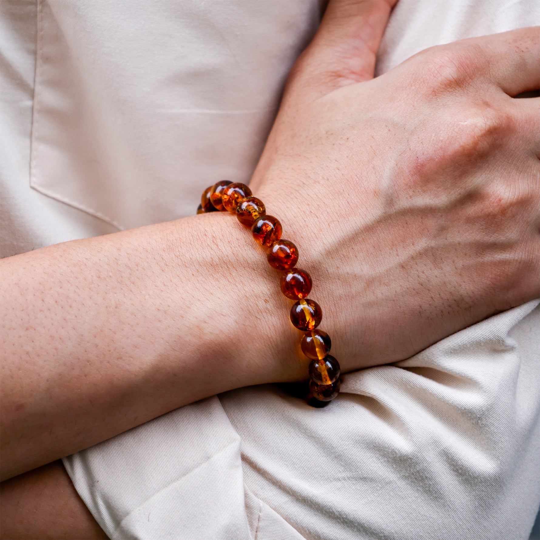 Amber BraceletAmber Bracelet - Abhimantrit & Certified