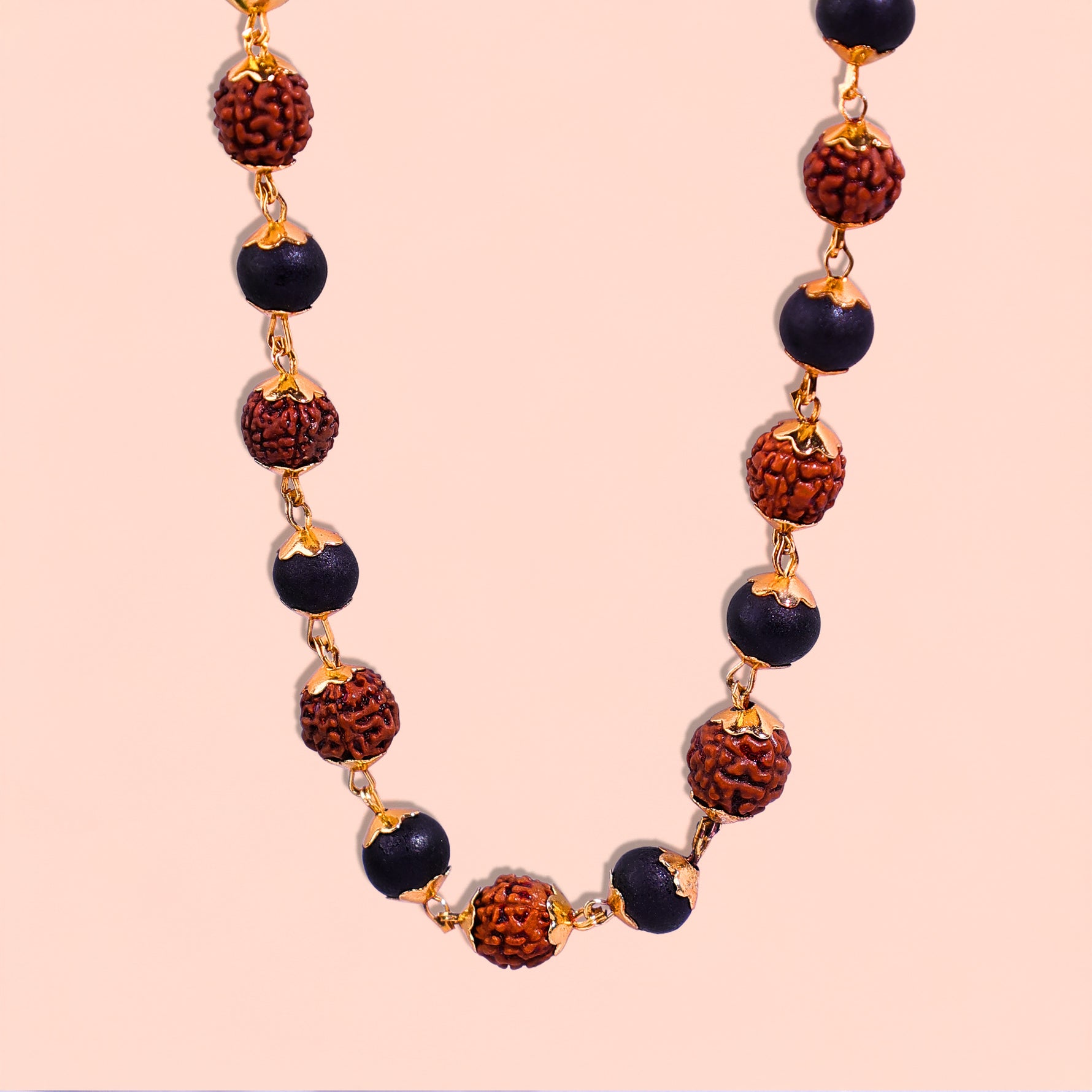 Karungali Mala With Rudraksha BeadsKarungali Mala With Rudraksha Beads - Abhimantrit