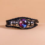 Sagittarius Leather Bracelet