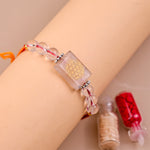 Clear Quartz Flower of Life Rakhi 