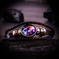 Aquarius Leather Bracelet