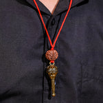Hanuman Ji Gada with 7 mukhi Rudraksha Pendant