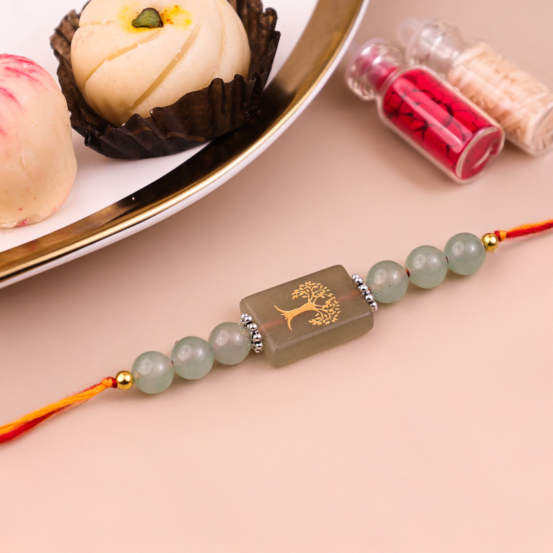 Moonstone Tree RakhiMoonstone Tree Rakhi – Abhimantrit