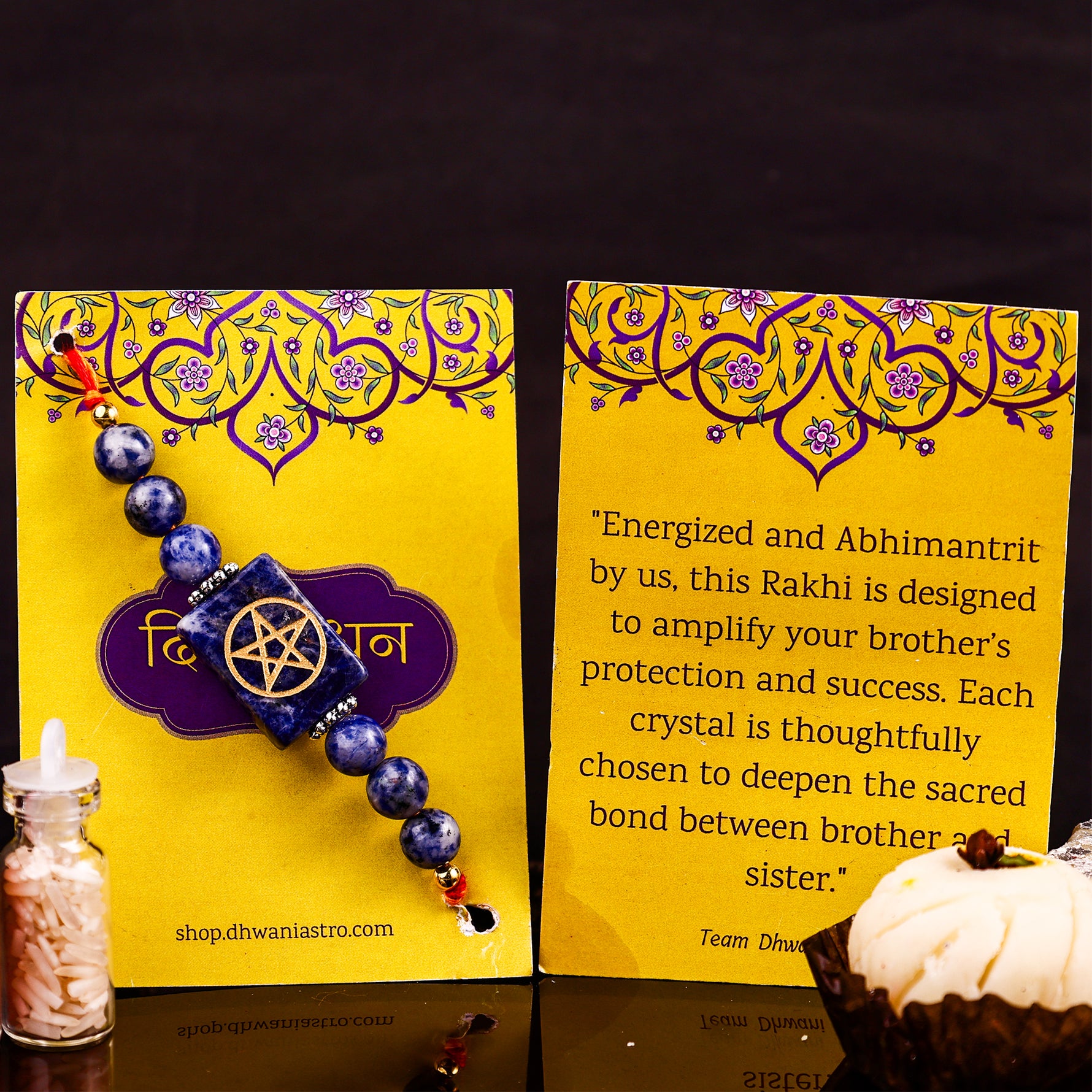 Amethyst Chakra Rakhi Amethyst Chakra Rakhi - Abhimantrit