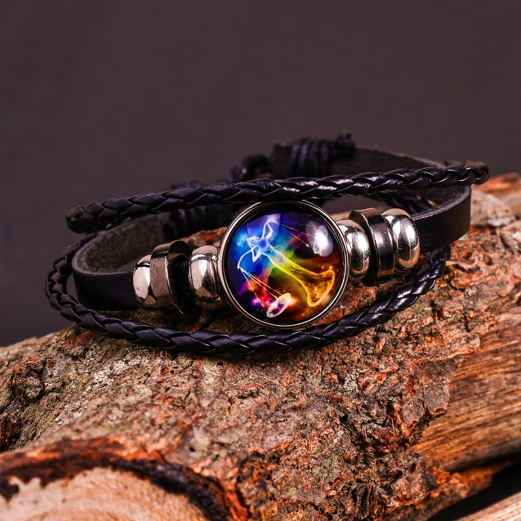 Libra Leather BraceletLibra Leather Bracelet - Abhimantrit