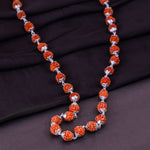 Silver Plated Divya Rudraksha Mala
