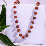 Silver Plated Divya Rudraksha Mala