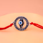 92.5 Pure Silver Shiv Netra Rakhi 
