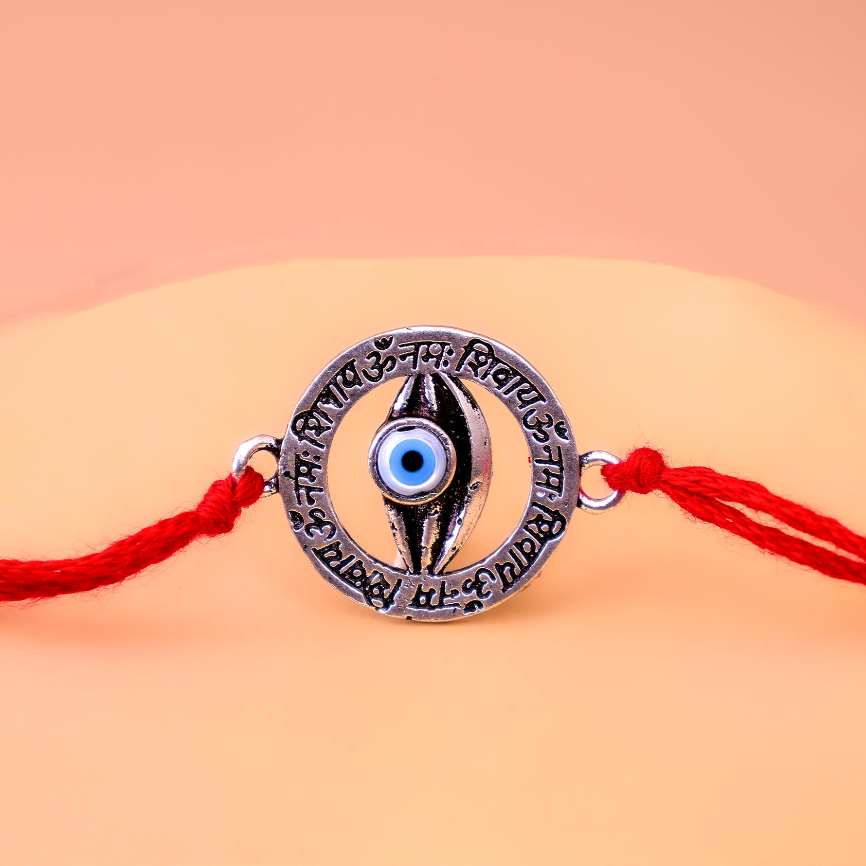 92.5 Pure Silver Shiv Netra Rakhi 92.5 Pure Silver Shiv Netra Rakhi - Abhimantrit & Certified