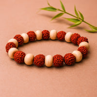 प्राकृतिक तुलसी और रुद्राक्ष कंगन-अभिमंत्रित और प्रमाणित