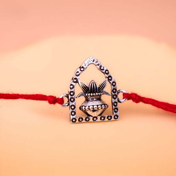 92.5 Pure Silver Kalash Rakhi