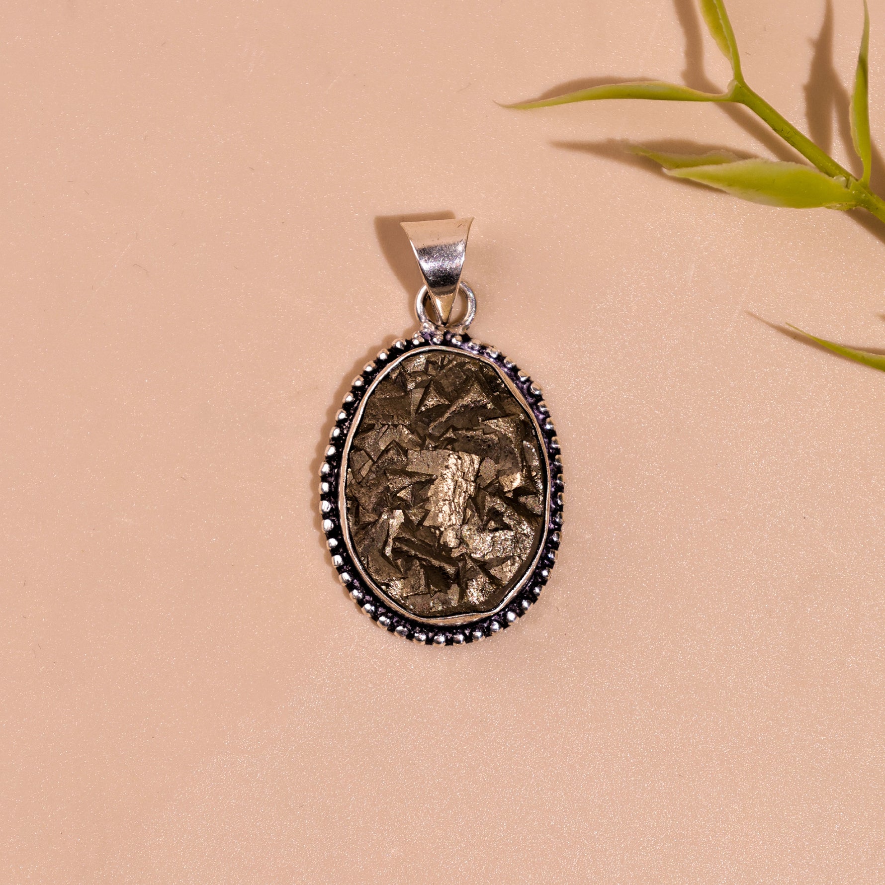 Pyrite Pendant for Wealth & Money - Abhimantrit