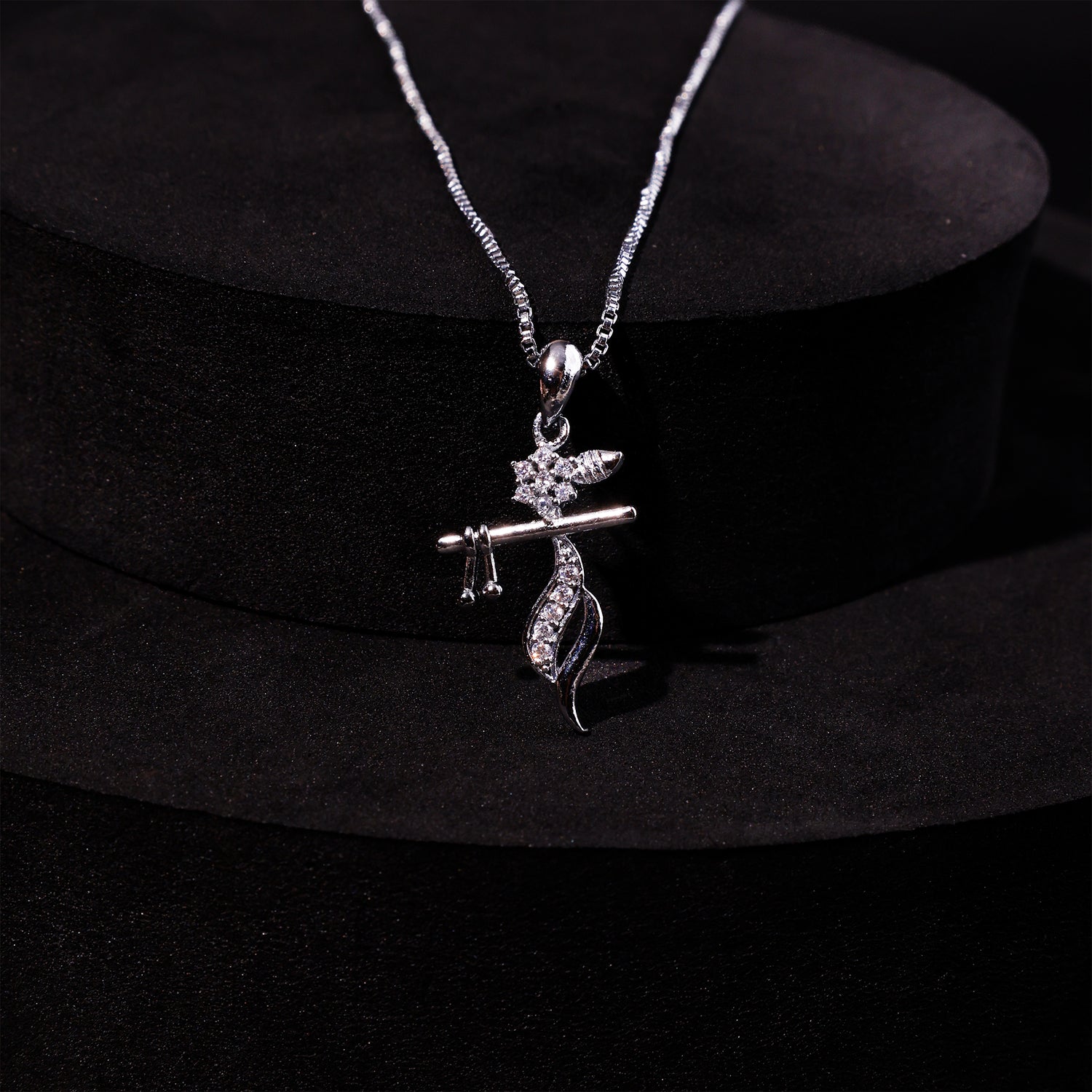 AD Chrome Basuri Pendant - Abhimantrit