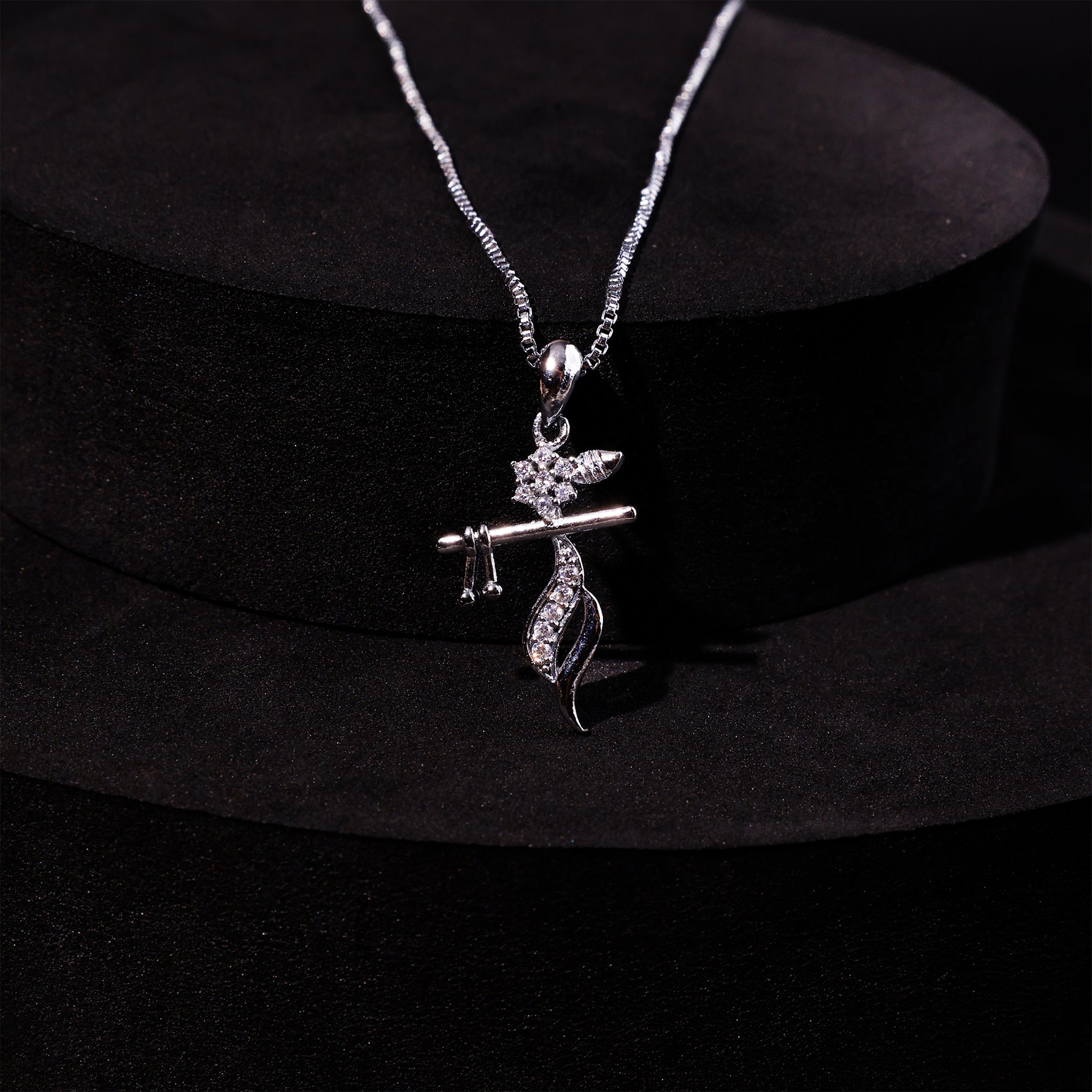 AD Chrome Basuri Pendant - Abhimantrit