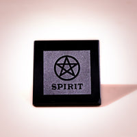 Black Agate Five Element Pyramid - Abhimantrit