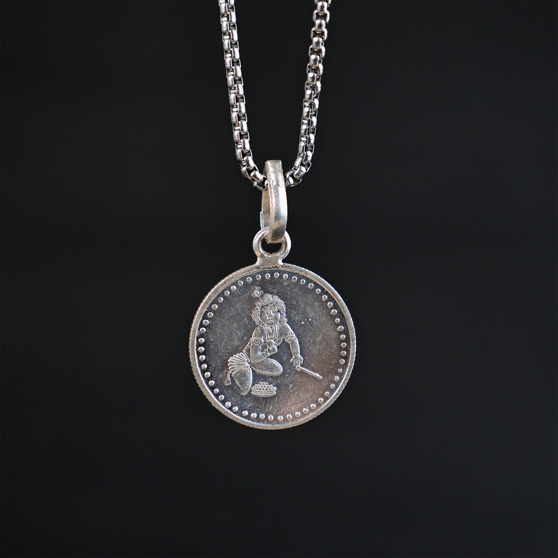 Krishan Ji Yantra Pure Silver - Abhimantrit