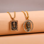 Gold Hanuman ji Pendant Combo