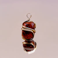 Mahogany Obsidian Wrapping Pendant - Abhimantrit & Certified