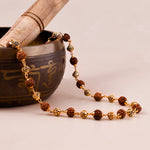 Silver Plated Divya Rudraksha Mala