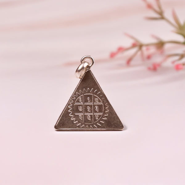 Pyra Surya Yantra Pendant Pure Silver