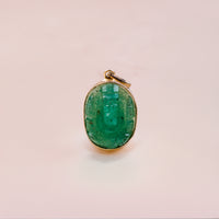Green Aventurine Ganesha Pendant